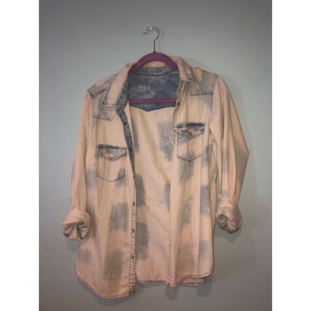 Acid Wash Jean Jacket